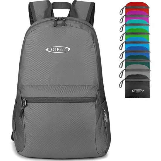 Bekahizar Sac à Dos Pliable Ultra Léger 20L – Imperméable, Compact Et Parfait Pour Randonnée, Voyage, Sport – Hommes, Femmes, Enfants