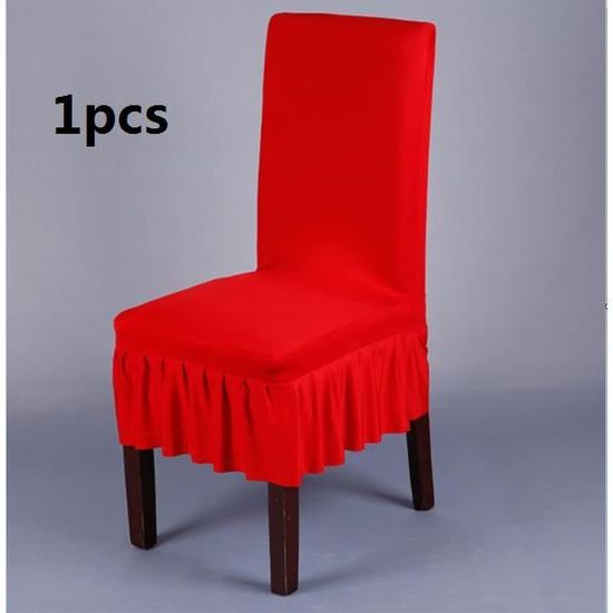 1 PCS rouge élasticité  hôtels  mariage Cuverture de Chaise Housse de Haute Qualité de la Spandex Polyester Souple Amovible Lavable 