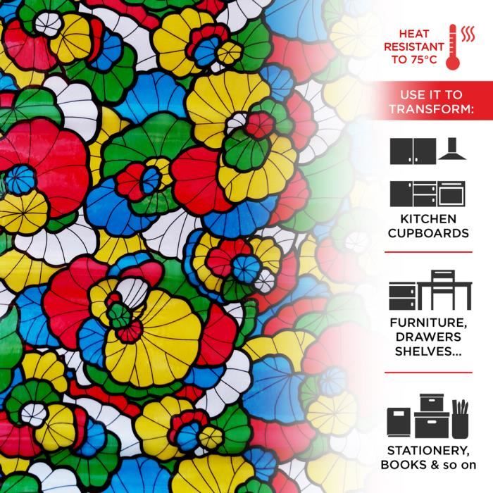 Papier Peint Adhésif - Lily Bunch L X H En Cm 343x245 | Leroy Merlin