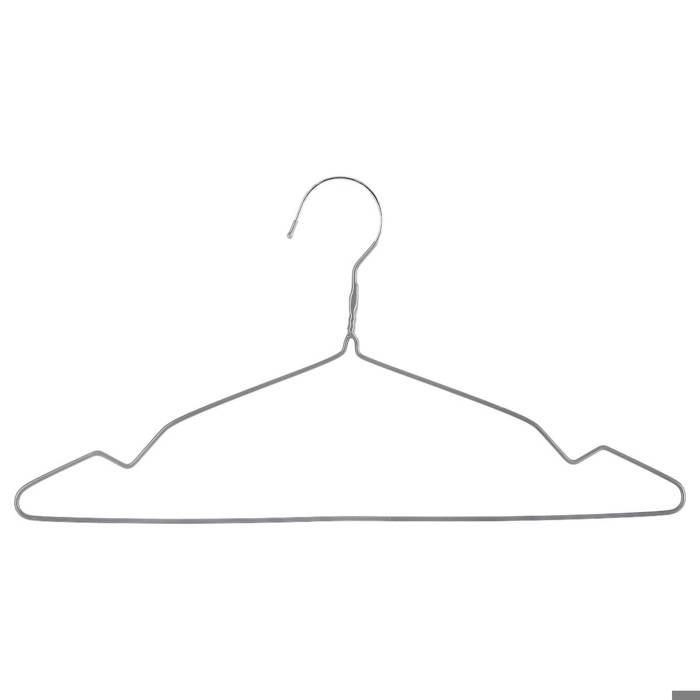 Cintre en métal - Lot de 10 21 cm Gris