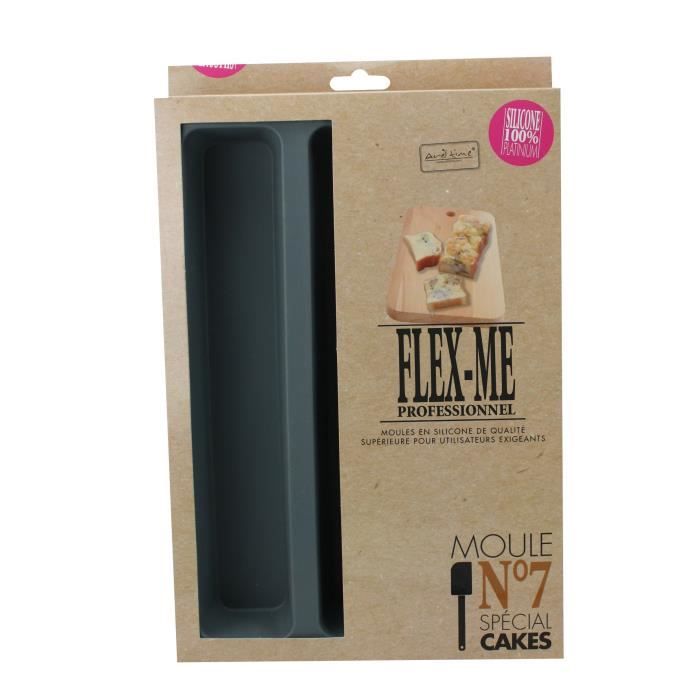 Ard'time FP-CAKES Flex Pro Moule pour 3 Cakes Gris Silicone Platinum