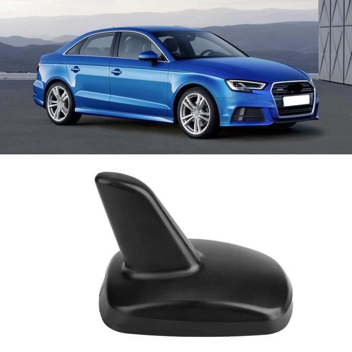 XUY Antenne Toit d'Aileron Requin de Voiture Noir Décoration pour AUDI A3 2016-2018 3897ZIY