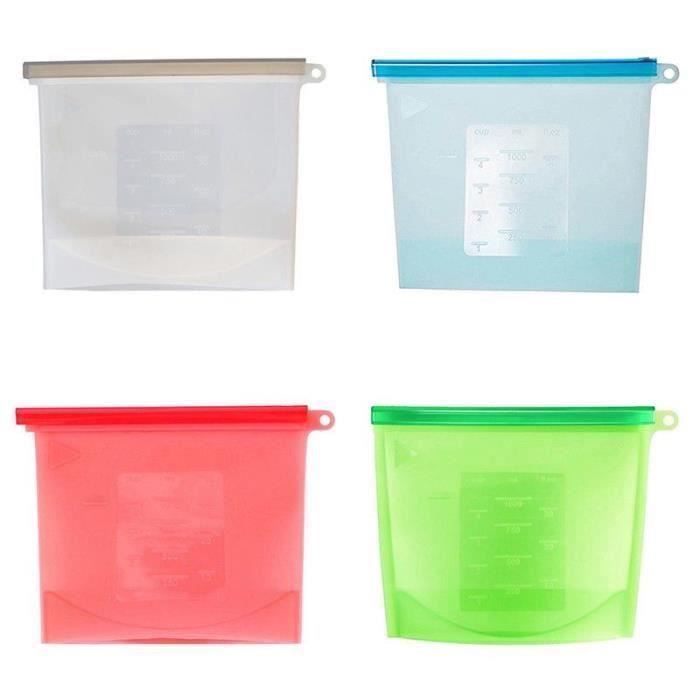 Sac de stockage de nourriture de silicone Recipient de conservation de categorie de securite alimentaire pour le legume