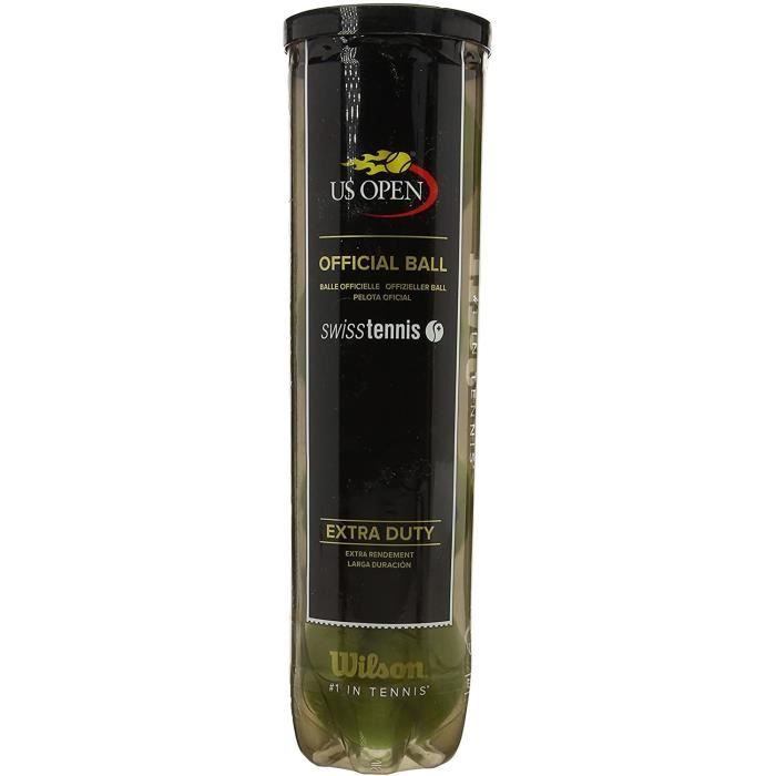 BALLE DE TENNIS WILSON uS Open Swiss 6 wRT116300 4 Jaune175