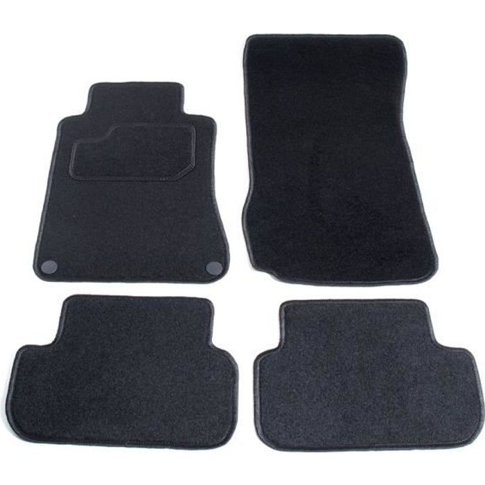 Tapis Mercedes CLK W209 2002-2009 - set de 4 (2 avant et 2 arrière)