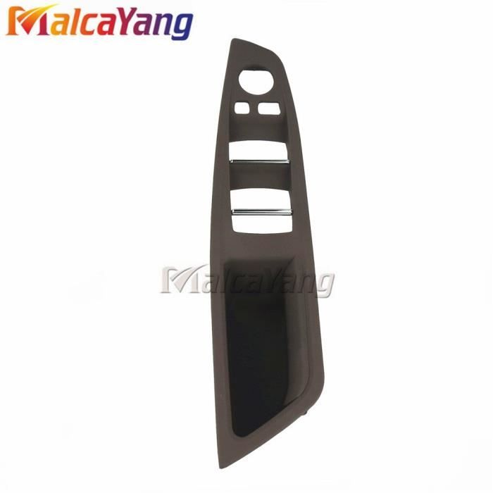 Poignees,Panneau de porte avant gauche pour BMW, cadre de rangement, bouton de conducteur, pour BMW série 5 F10 - Type Mocha