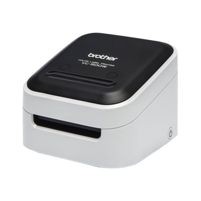 Brother VC-500W Imprimante d'étiquettes couleur papier thermique Rouleau (5 cm) 313 ppp jusqu'à 8 mm-sec (mono) - jusqu'à 8…