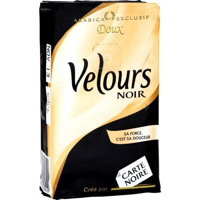 VELOURS NOIR Café moulu - Arabica doux - 250g