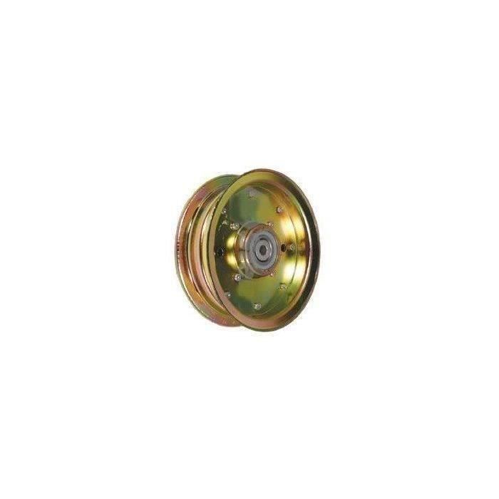 Poulie à gorge plate adaptable pour SCAG modèles 40- et 48- - H: 31,7mm, Ø: ext: 149,22mm, Ø int: 9,52mm