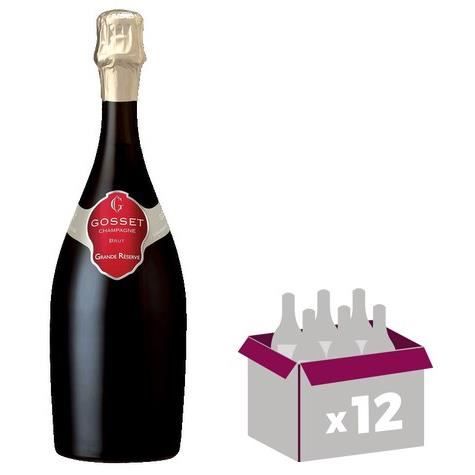 Lot de 12 - Gosset Grande Réserve - 75 cl