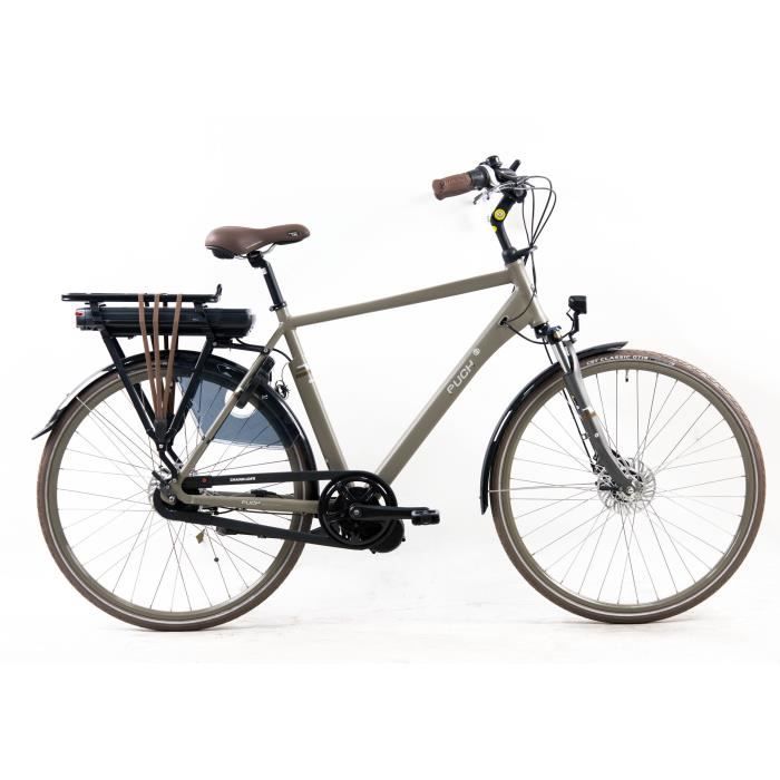 Vélo E-Ambient - Assistance électrique - Roues 28- - MINERVA - Homme - Gris