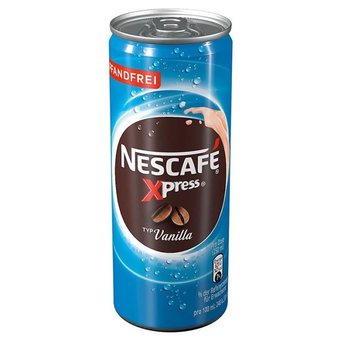 Nescafé - Nescafé Xpress Vanille 25cl (pack de 12)