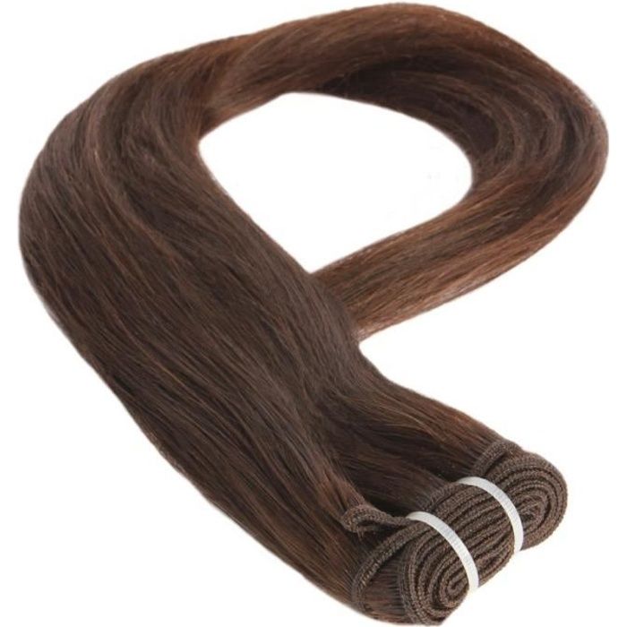 Tissage Brésilien Lisse brun 65cm 26 pouces