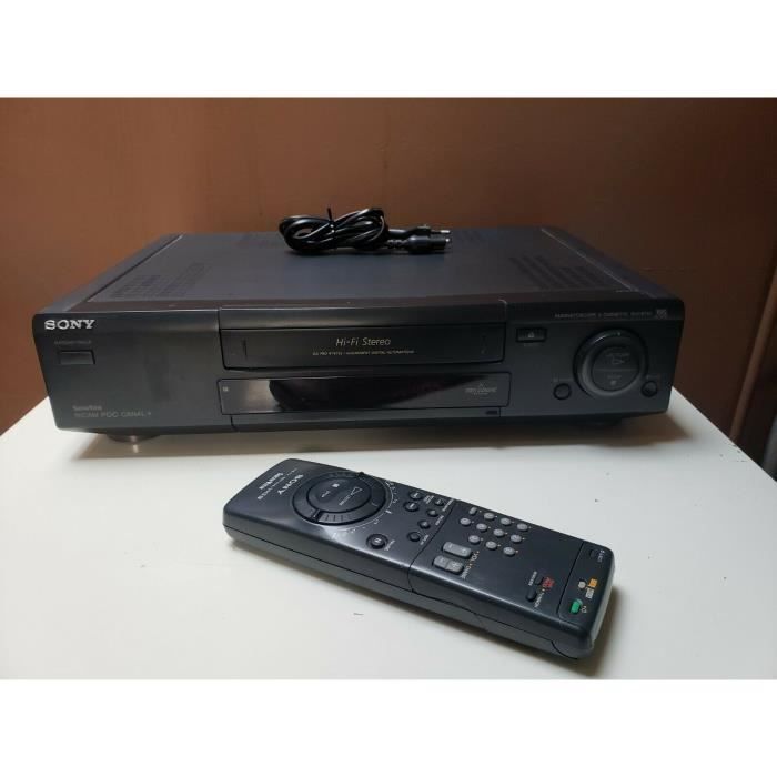 Magnetoscope Sony Slv-e710 Lecteur Enregistreur K7 Cassette Video Vhs Vcr + Tel