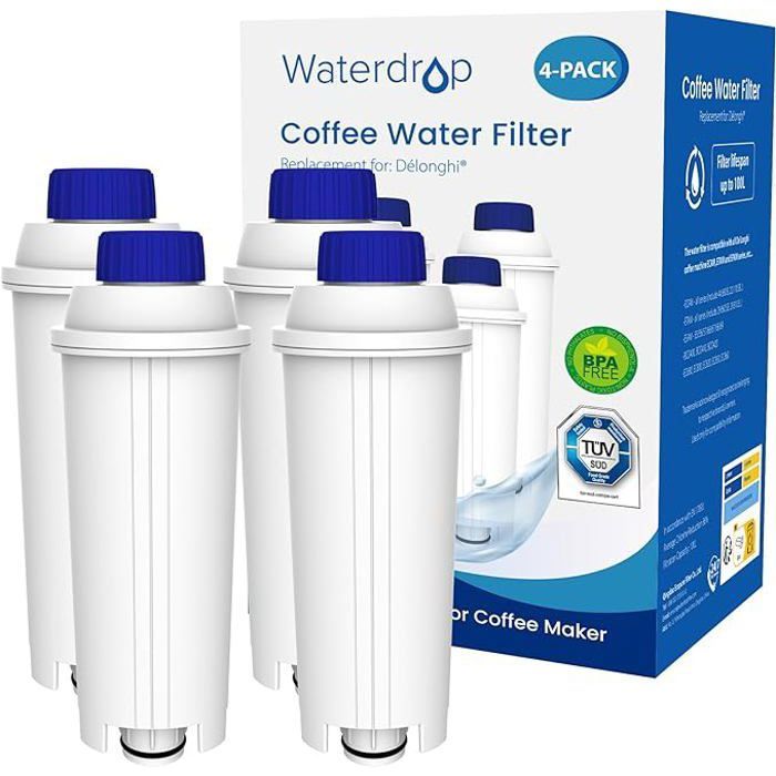 Entretien Machine à Café DeLonghi Lot De 10 Filtres à Eau Compatibles DeLonghi – Pour Machines ECAM, ETAM, ESAM, Dedica, Dinamica Réduction Calcaire Cafetière Entretien Machine à Café DeLonghi Lot De 10 Filtres à Eau Compatibles DeLonghi – Pour Machines ECAM, ETAM, ESAM, Dedica, Dinamica Réduction Calcaire Cafetière