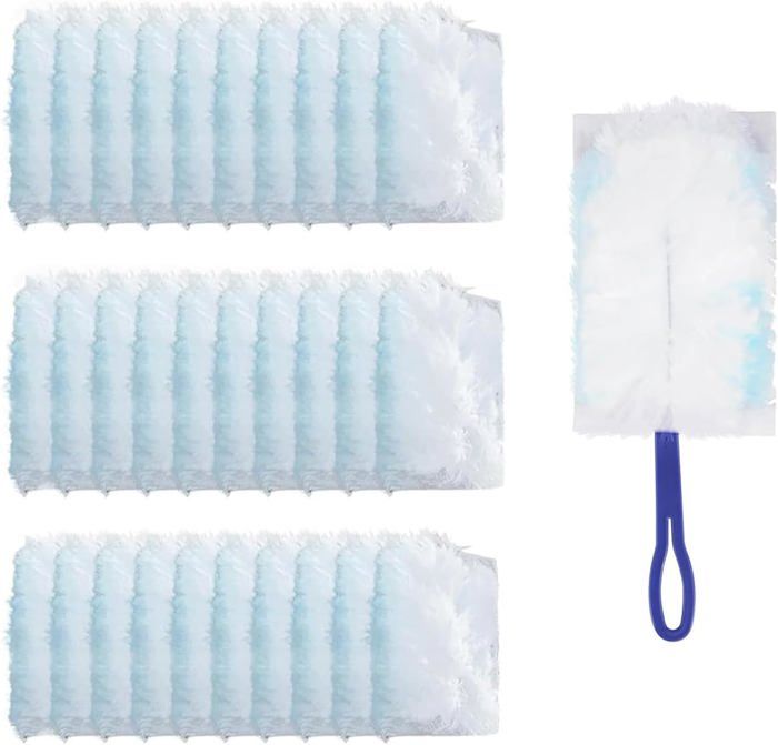 Swiffer Lot De 6 Recharges Chiffons Anti-Poussière Maxi 16 Pièces - Capture Efficace De La Poussière