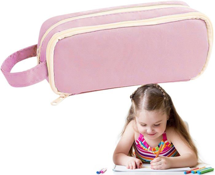 Rangement Fournitures Scolaire Trousse à Crayons Capybara MUNSKT - Grande Capacité, Transparente Avec Compartiments | Style Unique Kaki Trousse Ado Fille
