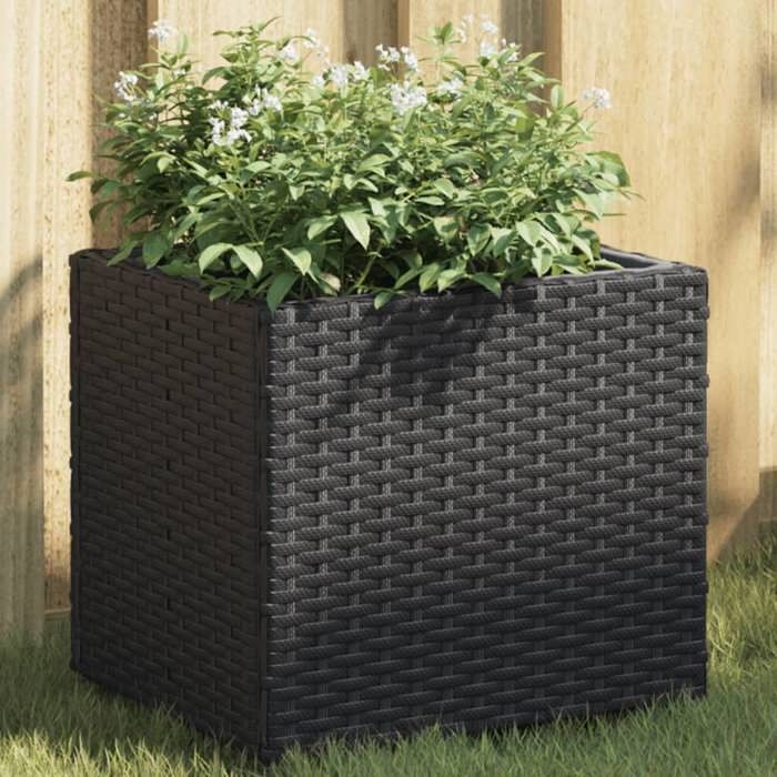 vidaXL Jardinière résine tressée - vue 2