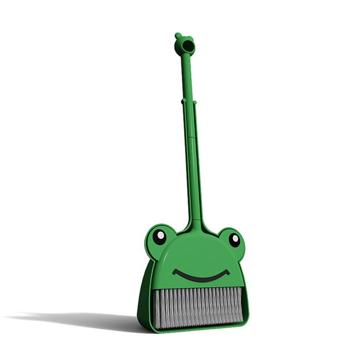 Balai à poussière pour nettoyage du sol avec 2 tampons en chenille lavables et manche extensible