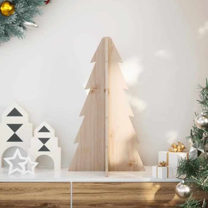 "SALE 2025" Arbre de Noël en bois pour décoration 69,5cm bois massif de ...