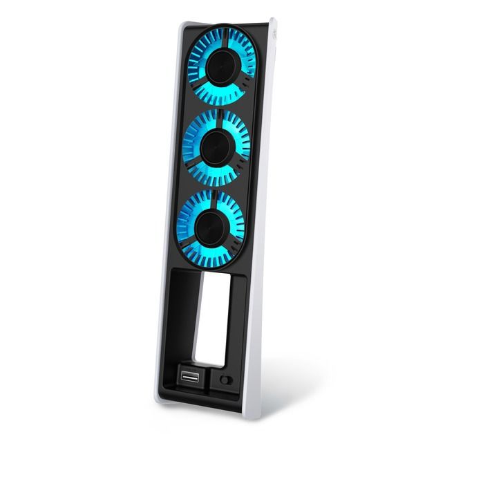 Ventilateur de refroidissement - AKUMA - PS5 Slim - Silencieux - 3 Ventilateurs - USB 3.0