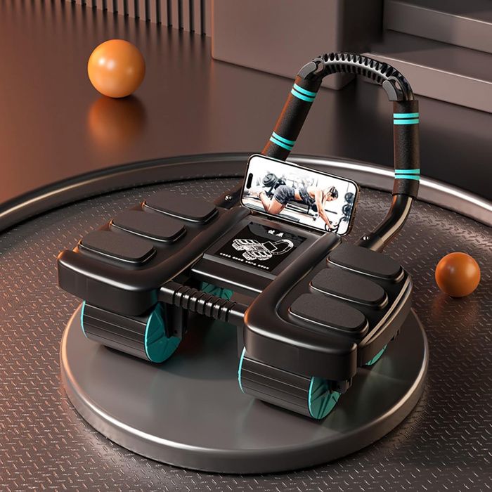 Roue Abdominale automatique roue abdominale avec support coude Appareil dentra&icirc;nement
