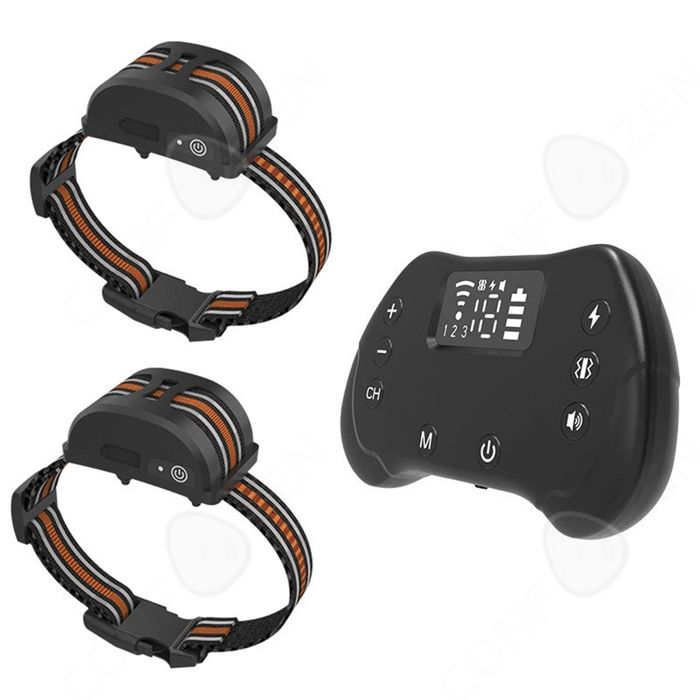 Meilleurs prix pour Collier de dressage pour chien 1600 pieds ipx7 anti-fugue électronique invisible pour chiens avec 2 colliers clôture électronique