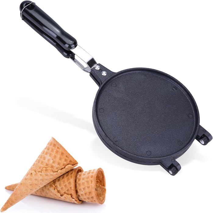 Fer à corne avec 1200 W, gaufrier, achine à cornets, achine à cornets de glace, rotation Fer à corne avec 1200 W, gaufrier, achine à cornets, achine à cornets de glace, rotation