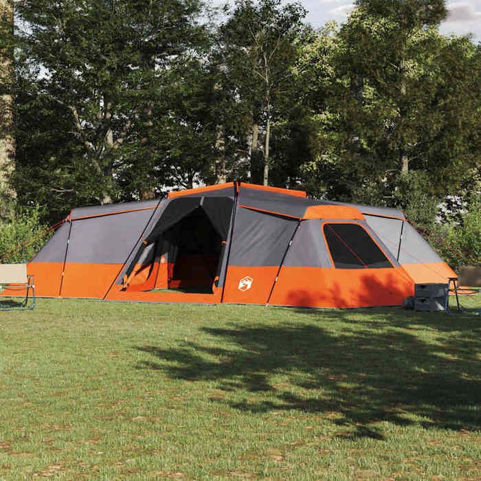 Tente familiale Gris et orange 833 x 585 x 216 cm Polyester-Mothinessto10183