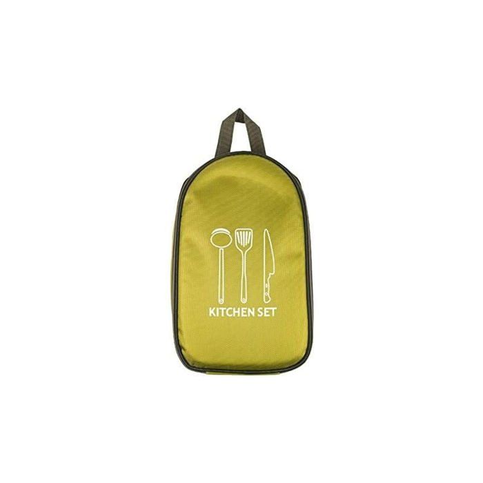 36x22.5x5cm Sac Organisateur dustensiles de Camp Sac Couverts Rangement Vaisselle Cuisine Suspendu pour Camping Cuisine Pique-N