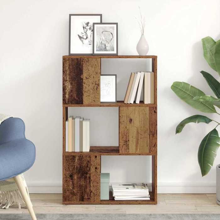 Armoire de rangement moderne - VIDAXL - 60x24x94.5 cm - Marron - Bois dingénierie - Grand espace de rangement