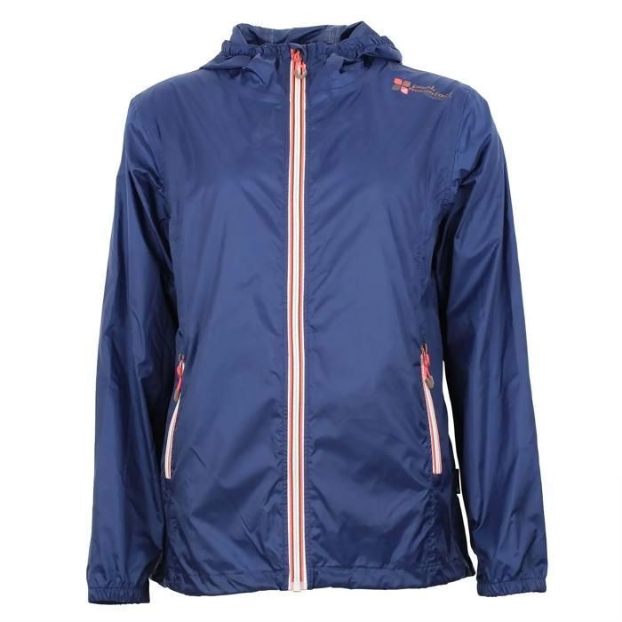 Veste imperméable fille Peak Mountain Garanew - marine/bleu