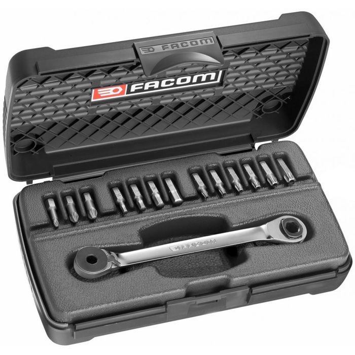 Coffret clé à cliquet et porte embouts FACOM 65.PEJ13