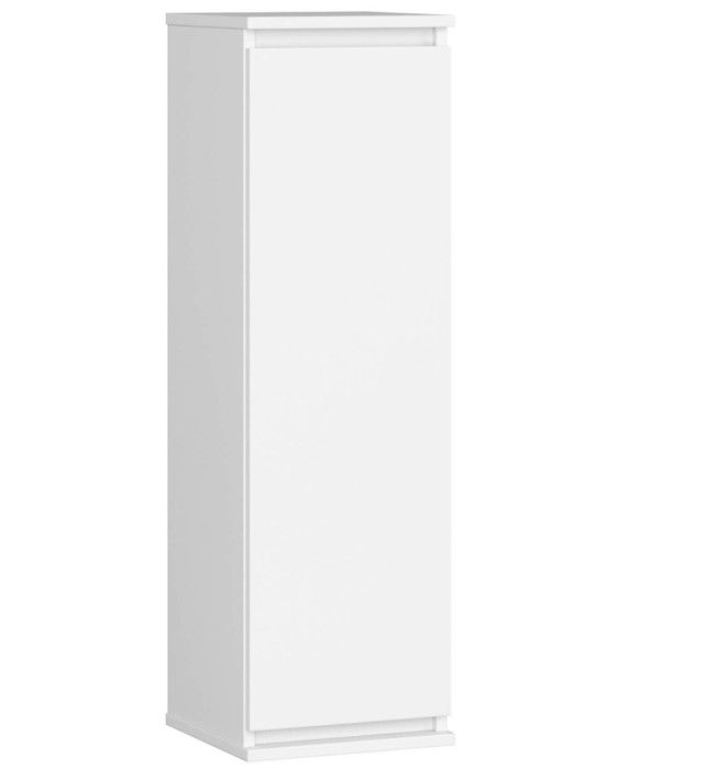 Vitrine armoire AKORD W30 Blanche 30 cm 1 porte façade Blanche 3 étagères 30x30x99 cm Vitrine armoire AKORD W30 Blanche 30 cm 1 porte façade Blanche 3 étagères 30x30x99 cm