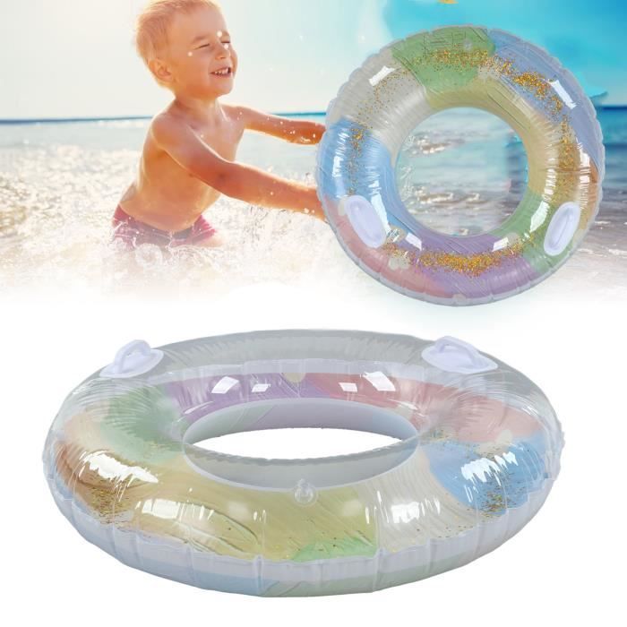 Bouée Flottante Pailletée Pour Enfants – 4-9 Ans – PVC Résistant – Plage, Piscine, Lac