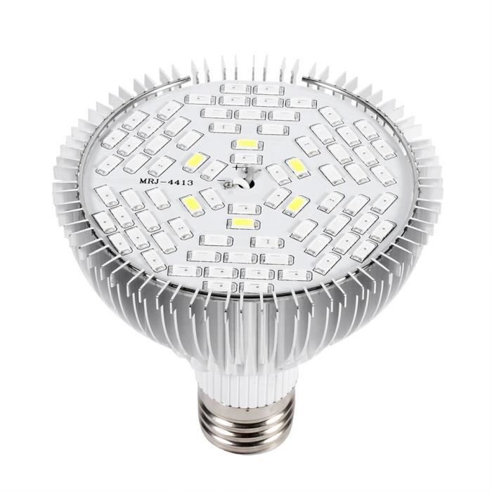 Lampe de Plante Lampe de Croissance Lampe Horticole E27 LED 50W