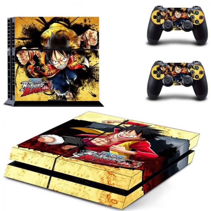 Sticker Decal Autocollant Ps4 One Piece Burning Blood Cdiscount Informatique Avec la nouvelle technologie, le ps4 pro skin autocollant est très simple à poser, et comme il n'y a pas besoin de démonter la ps4 pro, vous ne. cdiscount