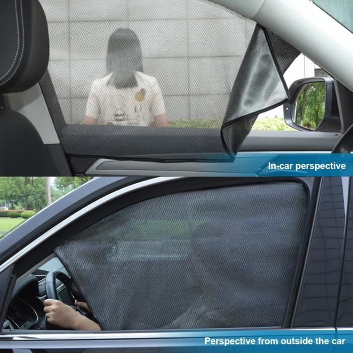 4 Pièces Pare-Soleil Fenêtre Voiture Magnétique Pour Bébé - Rideau UV Obscurcissant Avec Aimants