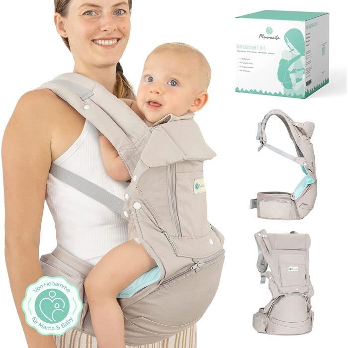 Porte bébé siège de hanche 2 en 1 - Gris - Vêtements enfants
