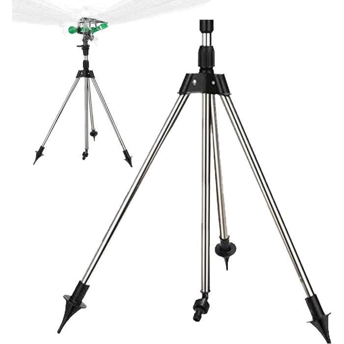 Arroseur Trépied Rotatif 360° - Télescopique 94cm, Portée 6-12m, économique En Eau, Pour Pelouse Et Grand Jardin
