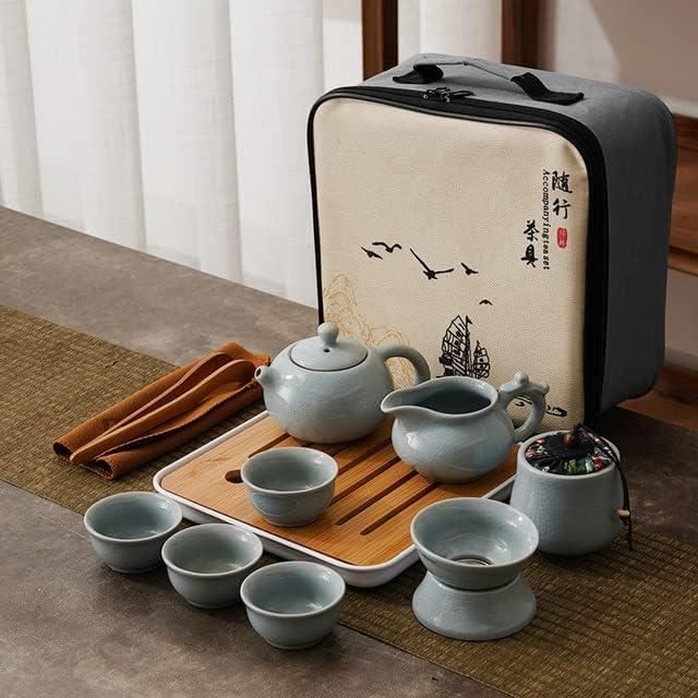 Mini Théière En Céramique Mignonne - Style Kung Fu Chinois - Dimensions ~7x4,5x4 Cm - Décoration Maison Ou Bureau - Pour Collection Ou Petit Usage - 4