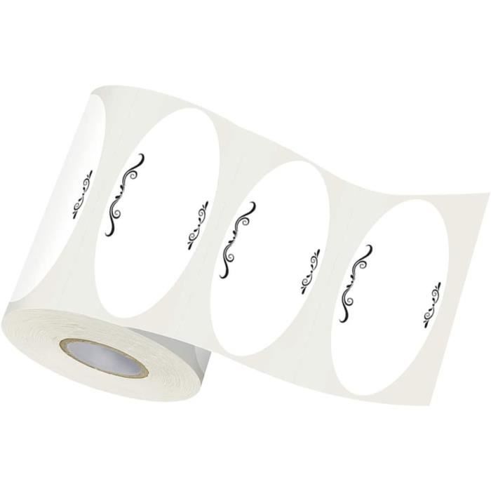 1000 Pièces Joints de Gaufrette Transparents Ronds Joints Adhésifs