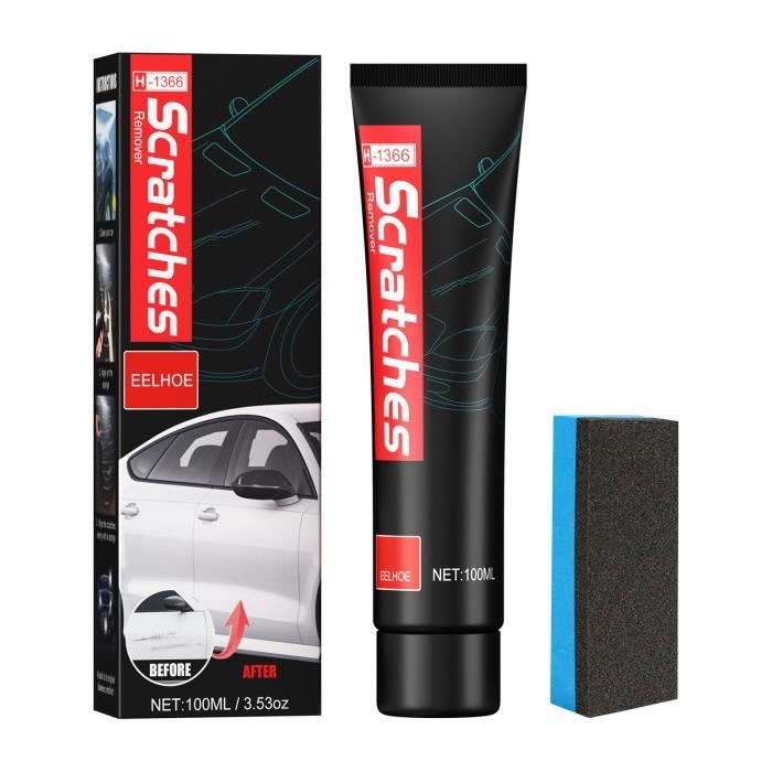 Efface Rayure Voiture, Polish Voiture Kit, Car Scratch Remover Efface  Rayures pour Anti Rayure Voiture Carrosserie (100 ml) - Cdiscount Auto