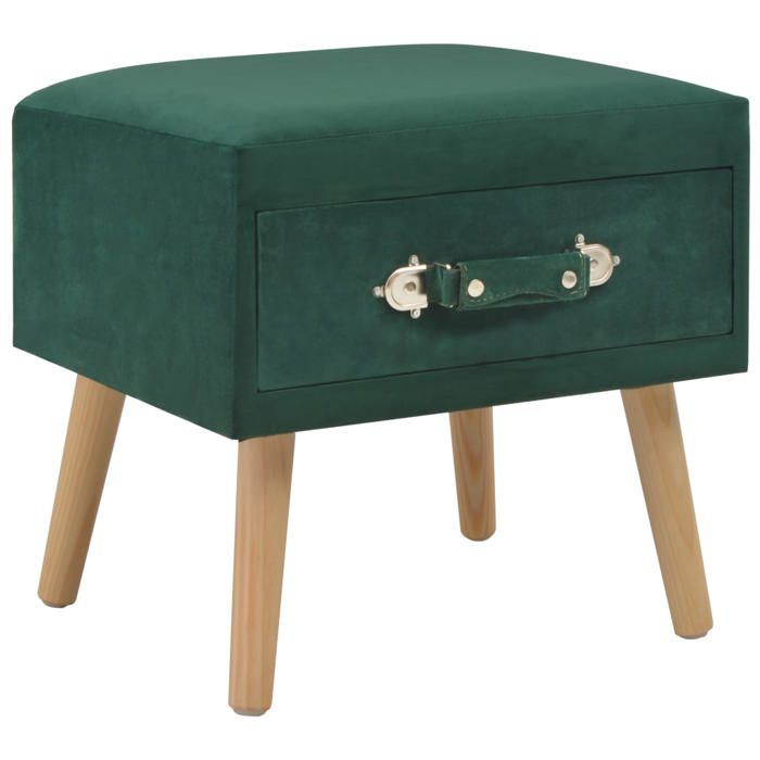 Commode Enfant 3 Tiroirs Avec Poignées Cœur - Table De Nuit MDF Et Pin, Dimensions 62x38x30 Cm, Blanc Et Vert Menthe