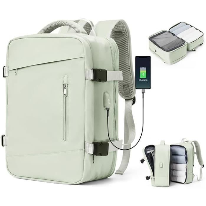 Sac à Dos Bagage Cabine 40x20x25 Cm Pour Ryanair - 20L, Port USB, Neuf, Matière Apto