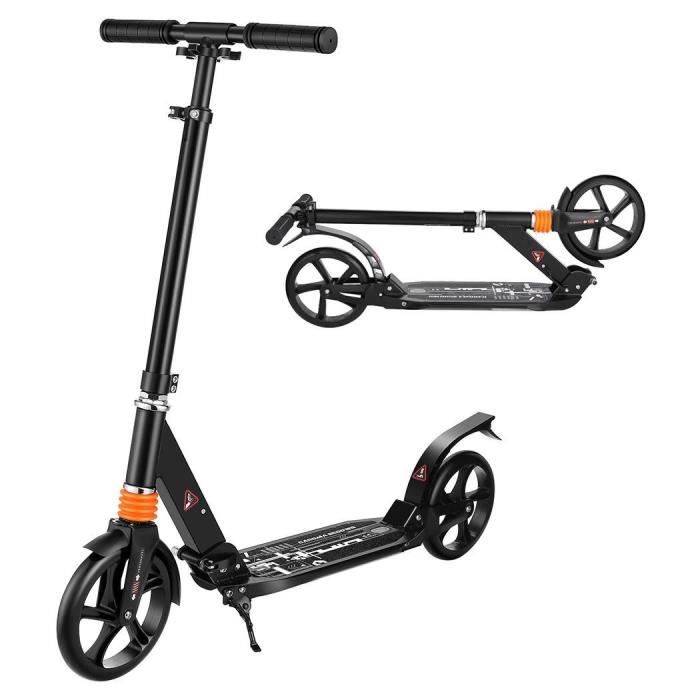 Trottinette Pliable Adulte & Enfant - Réglable En Hauteur - Portée 100 Kg - Aluminium
