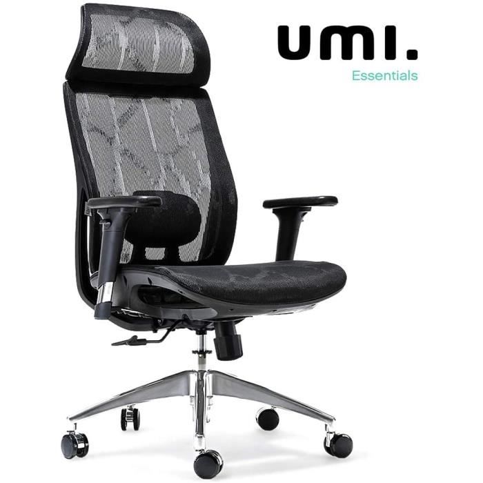 Umi Par Amazon Fauteuil De Bureau Ergonomique Chaise De Bureau Dossier Haut Avec Aoutien Reglable Au Niveau Des Lombaires Accou Achat Vente Chaise De Bureau Soldes Sur Cdiscount