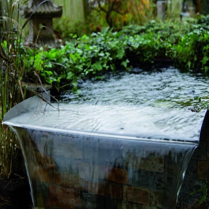 Lame D Eau Pour Bassin De Jardin Accessoires Pour Fontaines Et Bassins Ubbink Brisbane Lame D Eau 60 Cm En Acier Inoxydable Achat Vente Fontaine De Jardin Accessoires Pour Fontaines Et Cdiscount