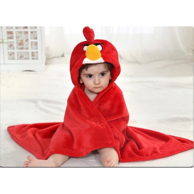Lot De 3 Serviettes à Capuche Bébé 80x80 Cm – Velours Corail Doux Avec Animaux Mignons (Ours, Dino, Éléphant) – Serviette De Bain Enfant Ultra Absorbante