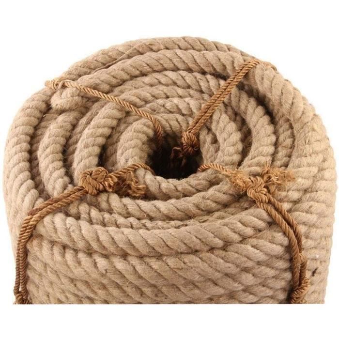 200M Ficelle Jute Ficelles De Jardinage Corde 1.5Mm Naturelles Fil De